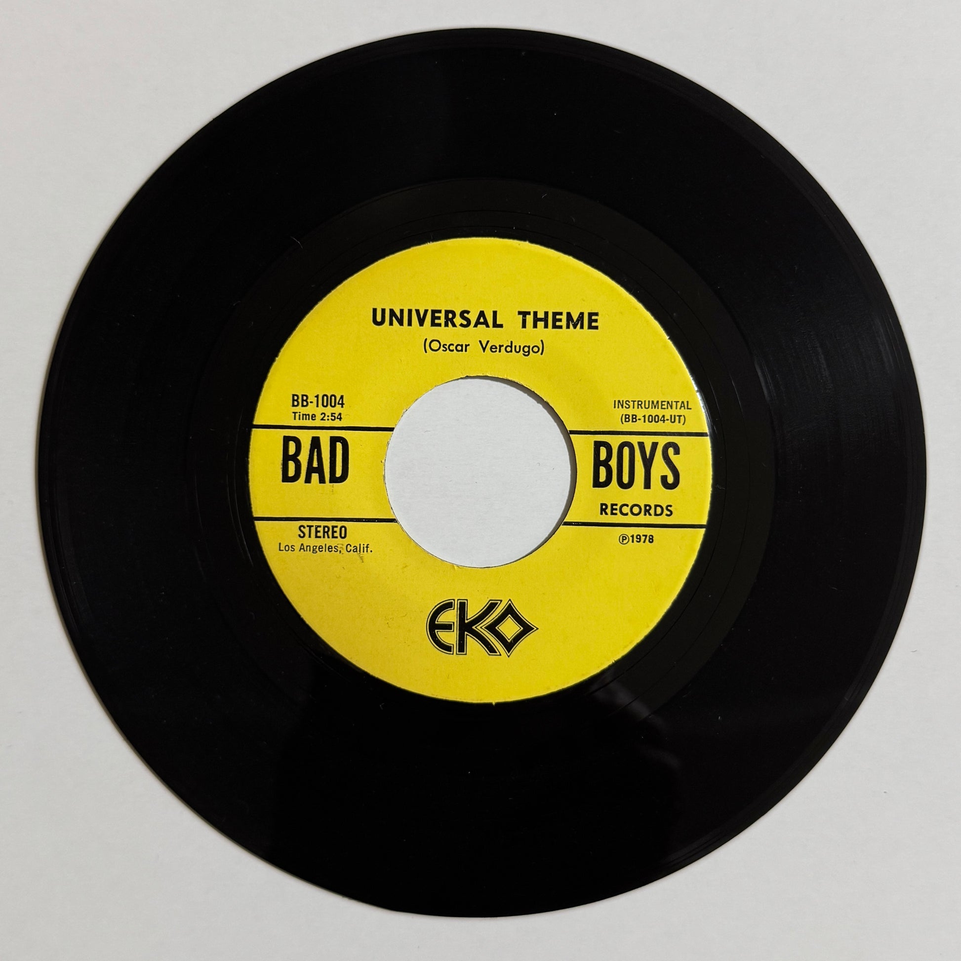Eko – Love Can Be Happy / Universal Theme (Bad Boys Records) 45