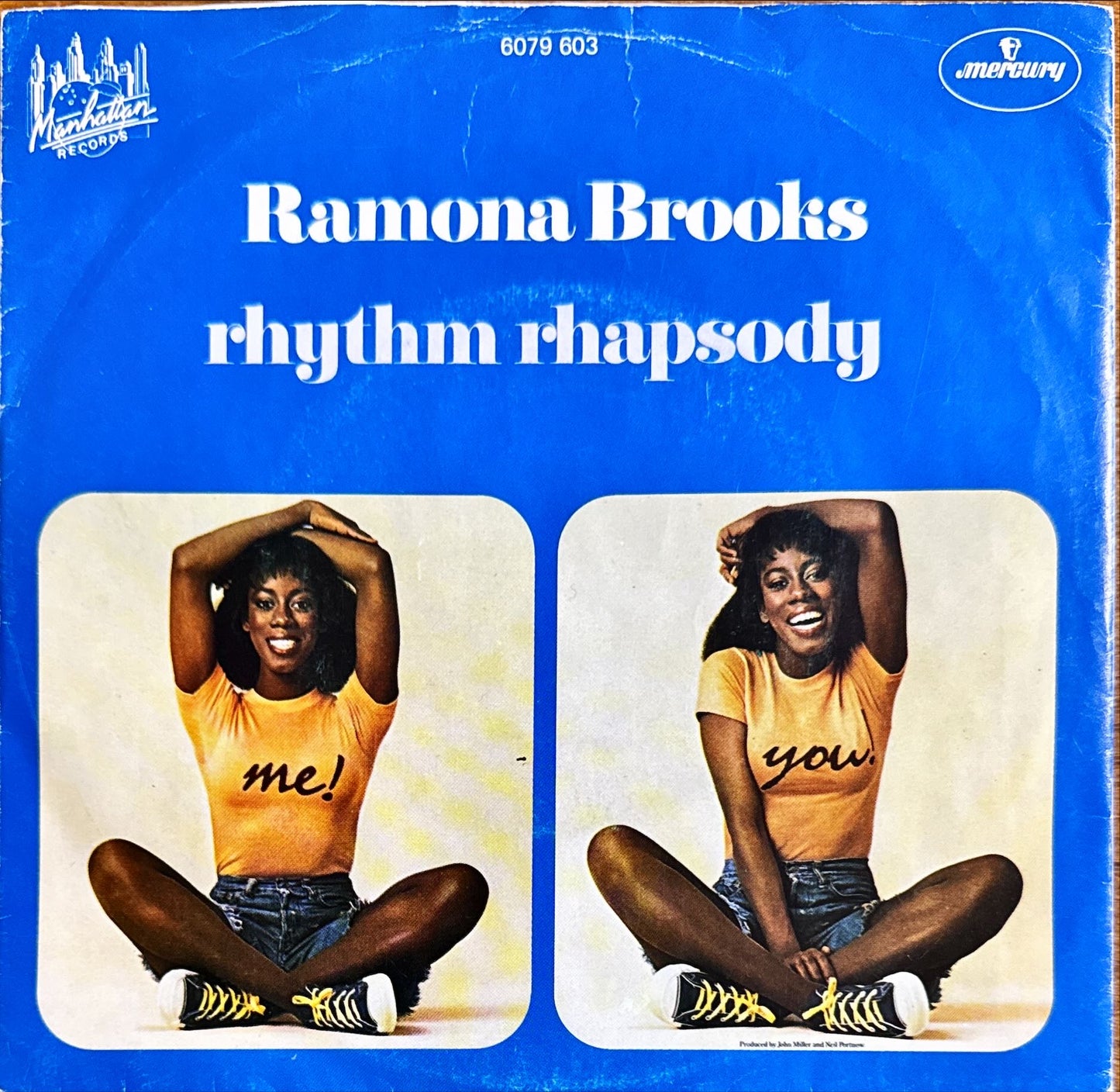 Ramona Brooks - Rhythm Rhapsody ( Manhattan Records Netherlands ‎) 45 PS