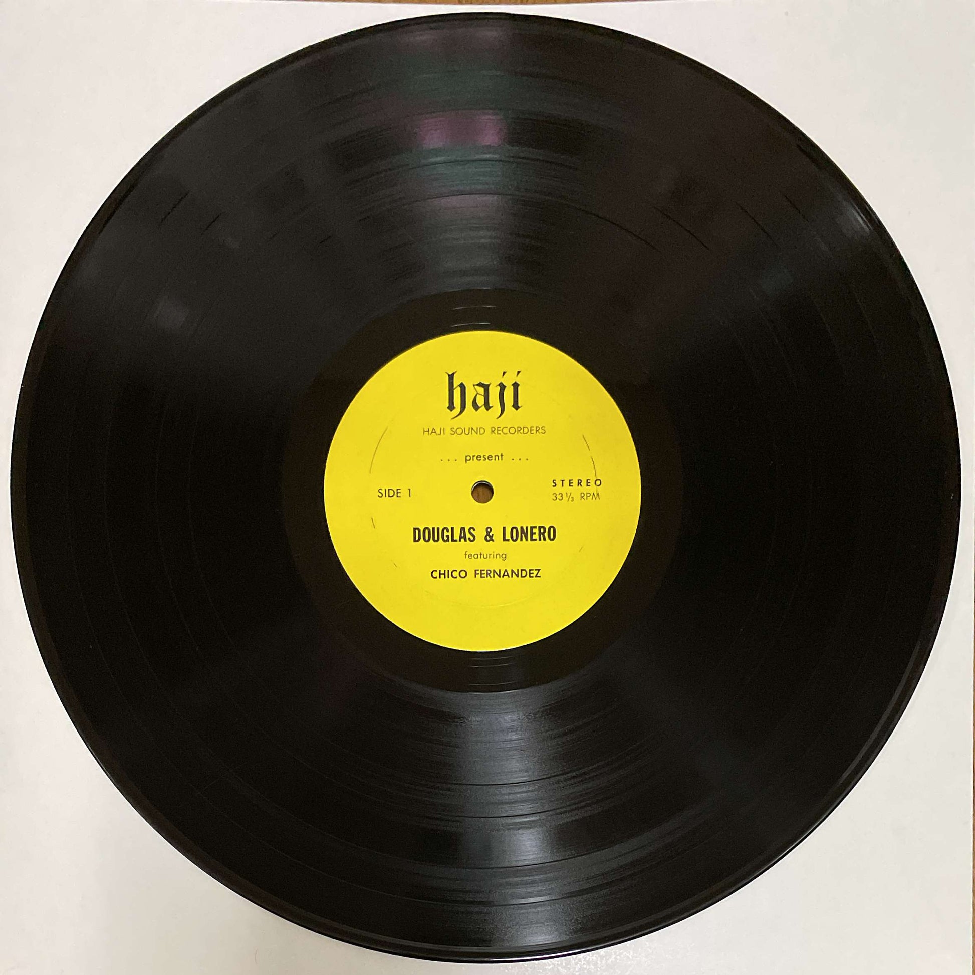 Douglas and Lonero Featuring Chico Fernandez – Live At Charley Brown’s ( Haji Sound Recorders ) LP