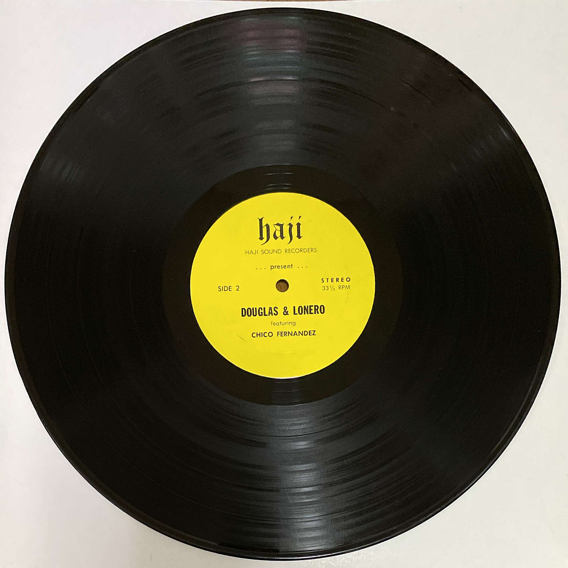 Douglas and Lonero Featuring Chico Fernandez – Live At Charley Brown’s ( Haji Sound Recorders ) LP