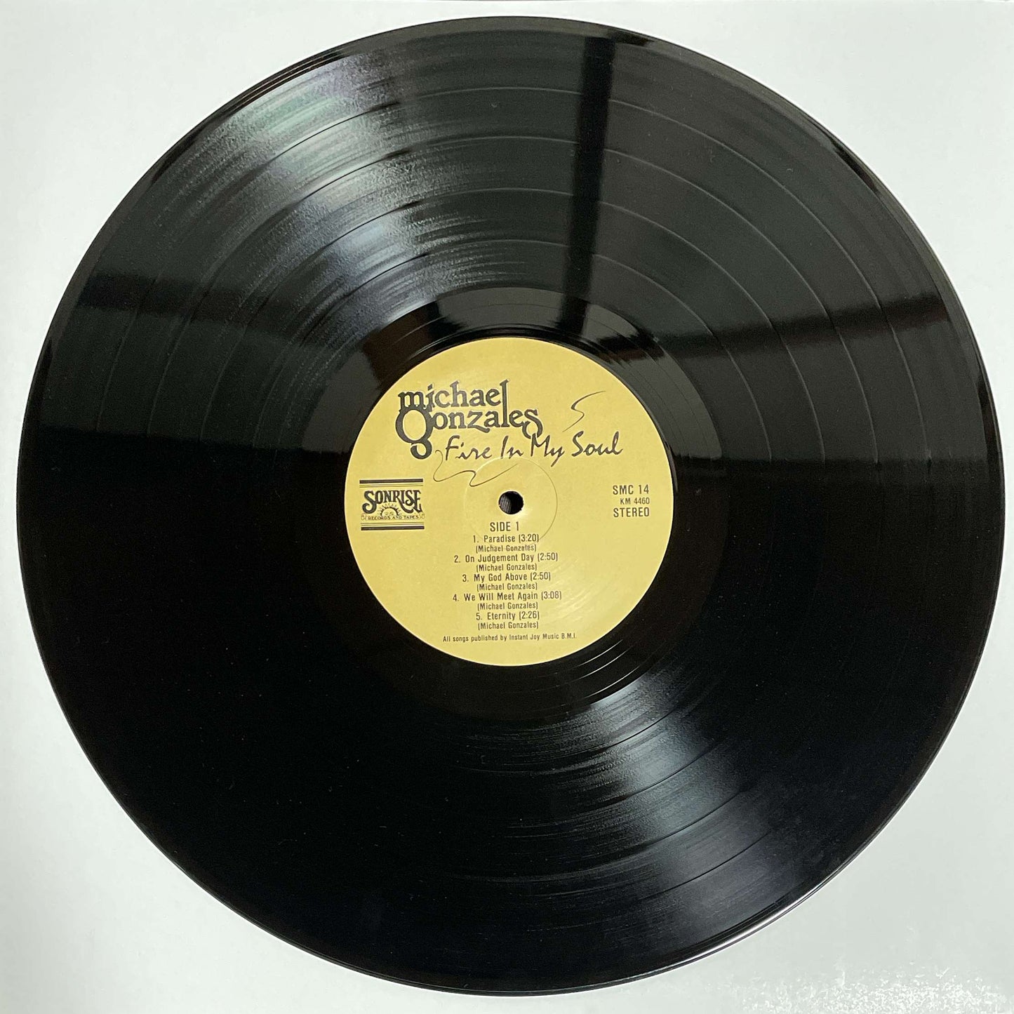 Michael Gonzales – Fire In My Soul ( Sonrise Records And Tapes ) LP