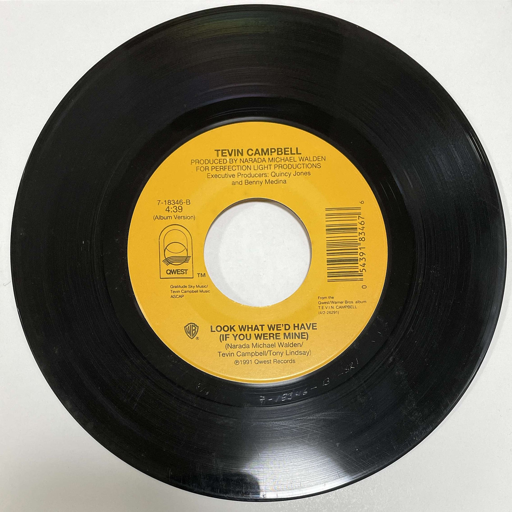 Tevin Campbell - Can We Talk / Look At What We'd Have (If You Were Mine) ( Qwest Records ) 45
