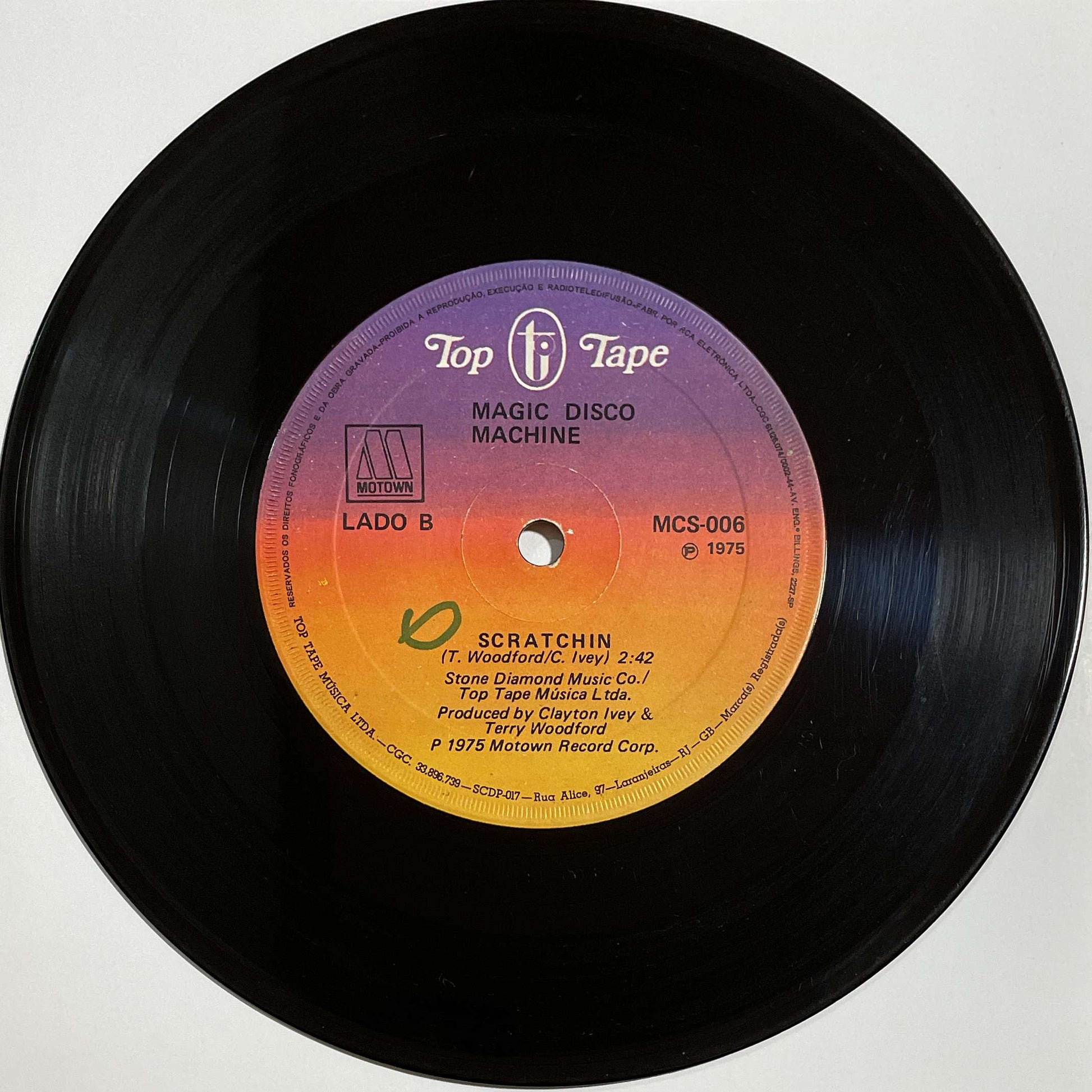 The Magic Disco Machine – Control Tower / Scratchin ( Top Tape / Brazil )