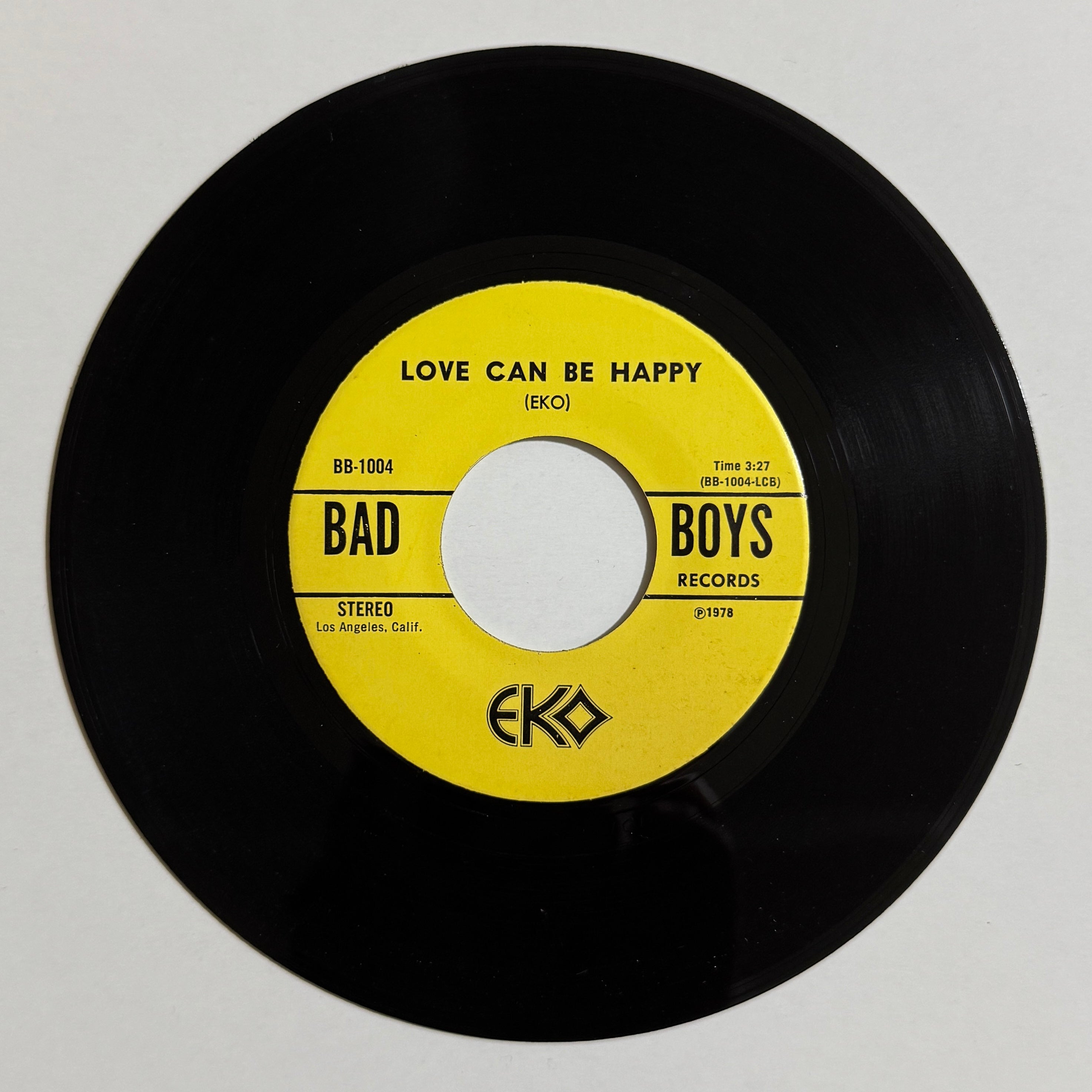 Eko – Love Can Be Happy / Universal Theme (Bad Boys Records) 45