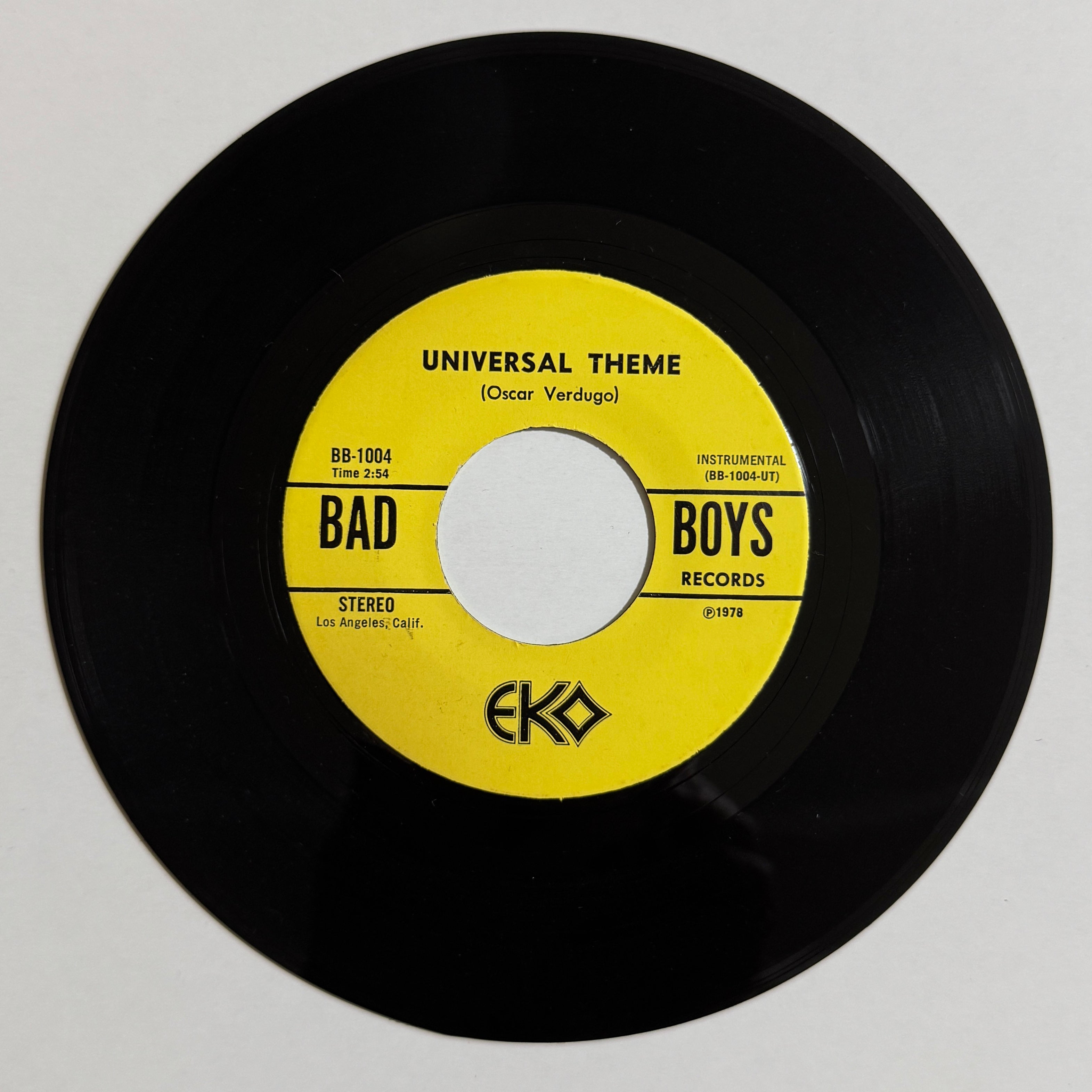 Eko – Love Can Be Happy / Universal Theme (Bad Boys Records) 45