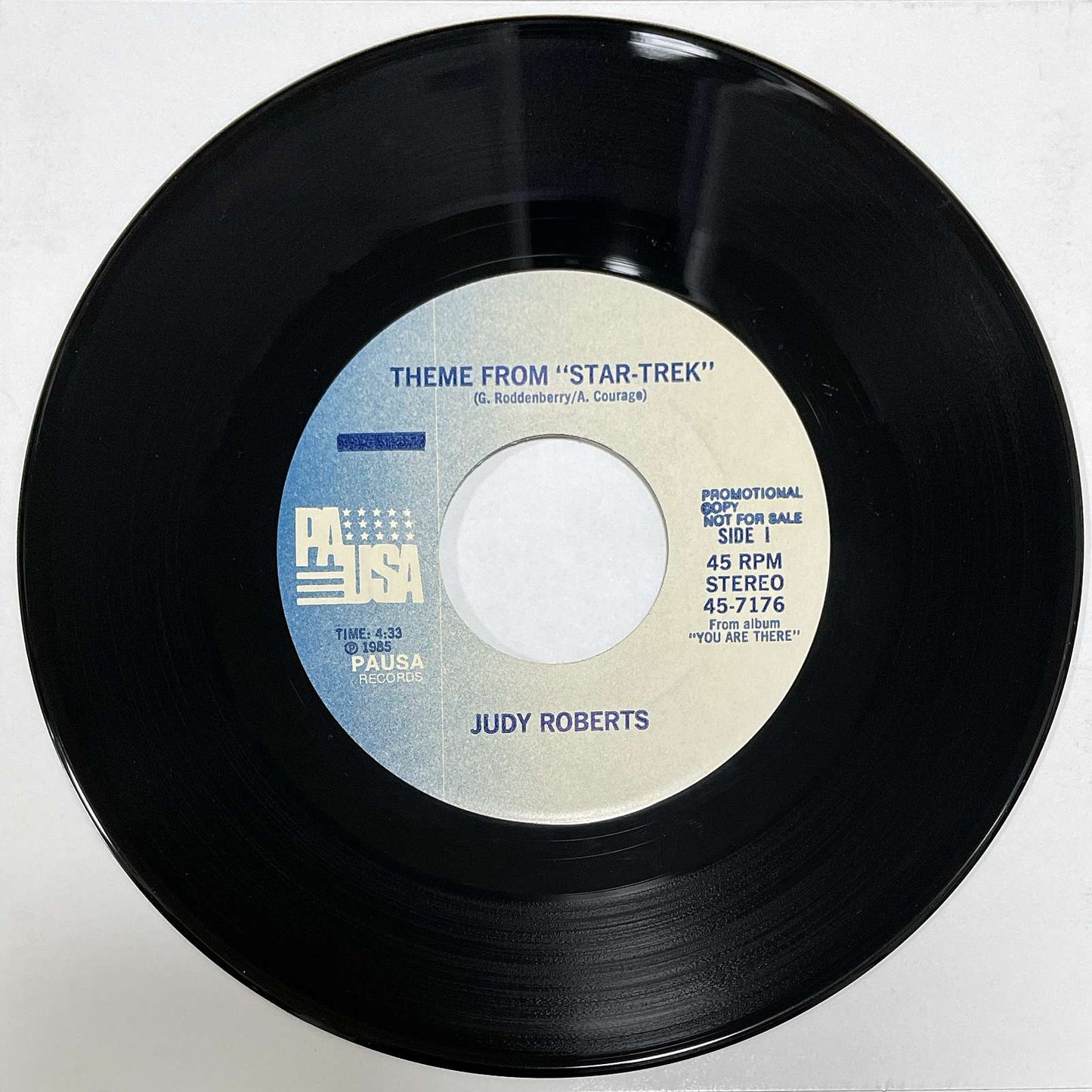 Judy Roberts – Sweet Sticky Thing / Theme From "star-trek" ( Pausa Records ) 45