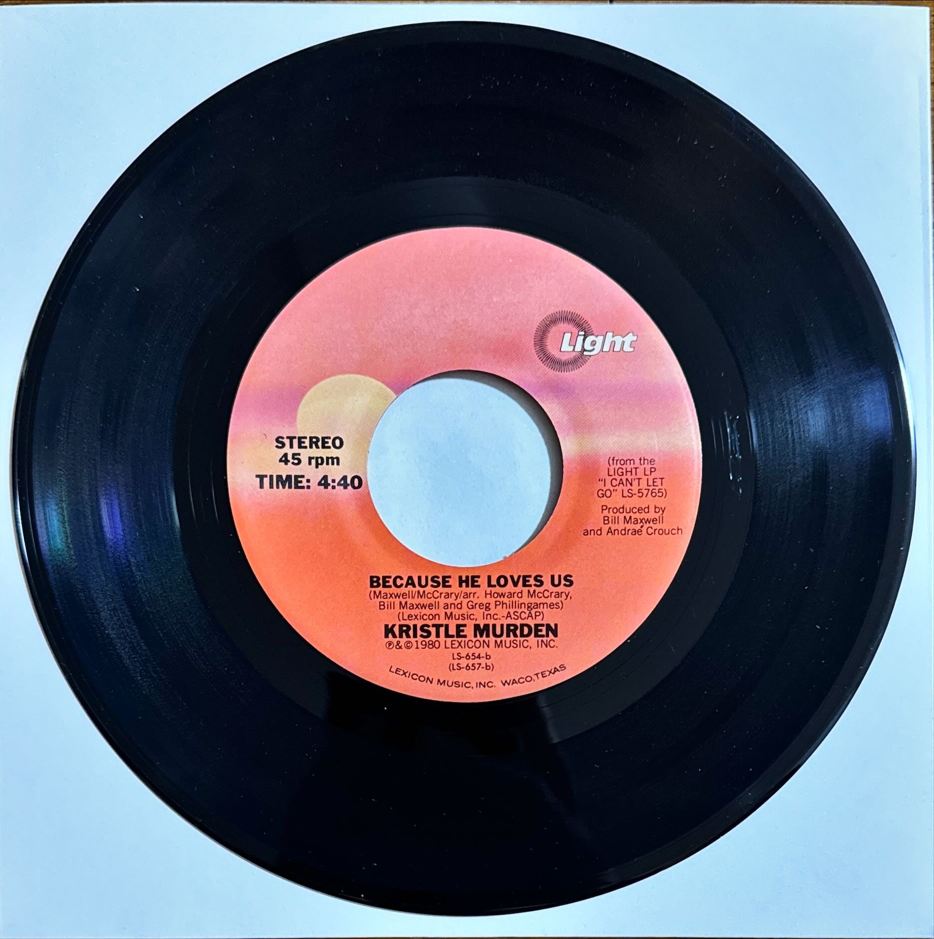 Kristle – I'll Go ( Light Records ) 45 PS