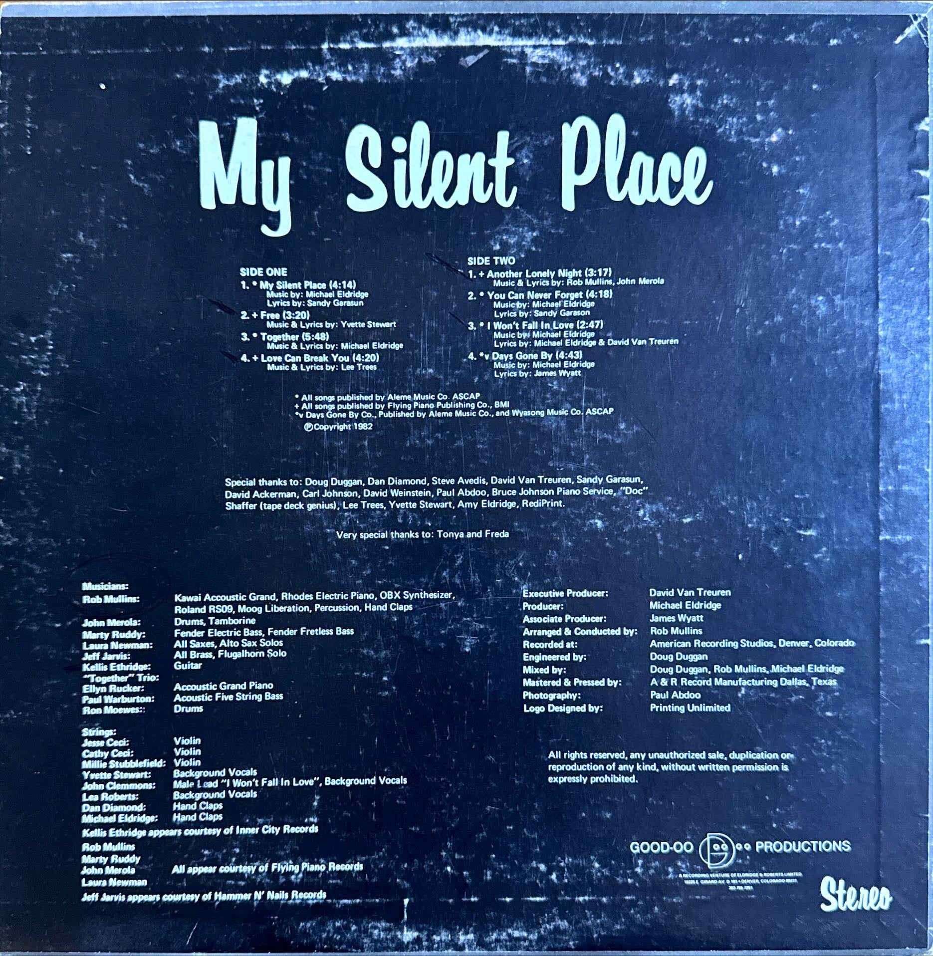 Lea Roberts – My Silent Place (Skies Unlimited Records) LP
