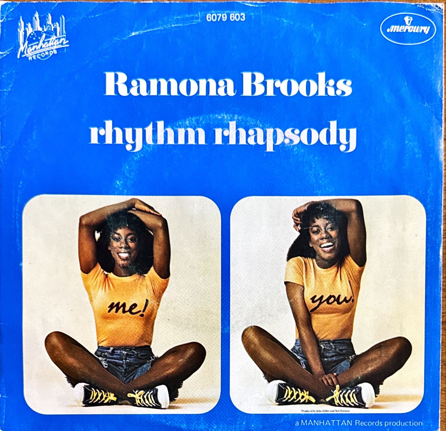 Ramona Brooks - Rhythm Rhapsody ( Manhattan Records Netherlands ‎) 45 PS