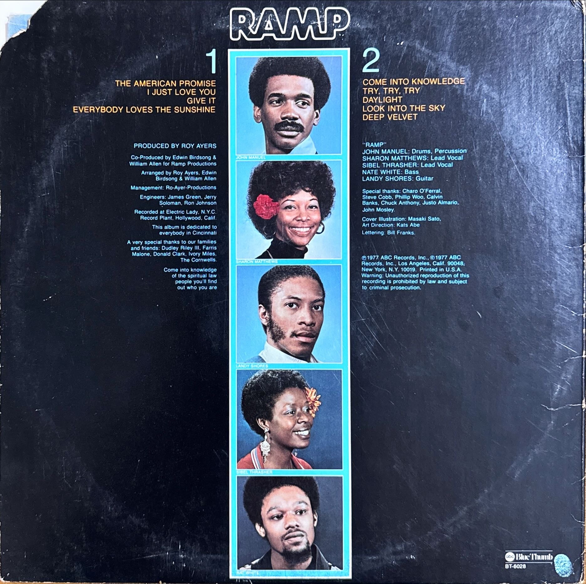 Ramp - Come Into Knowledge ( ABC Blue Thumb ) LP