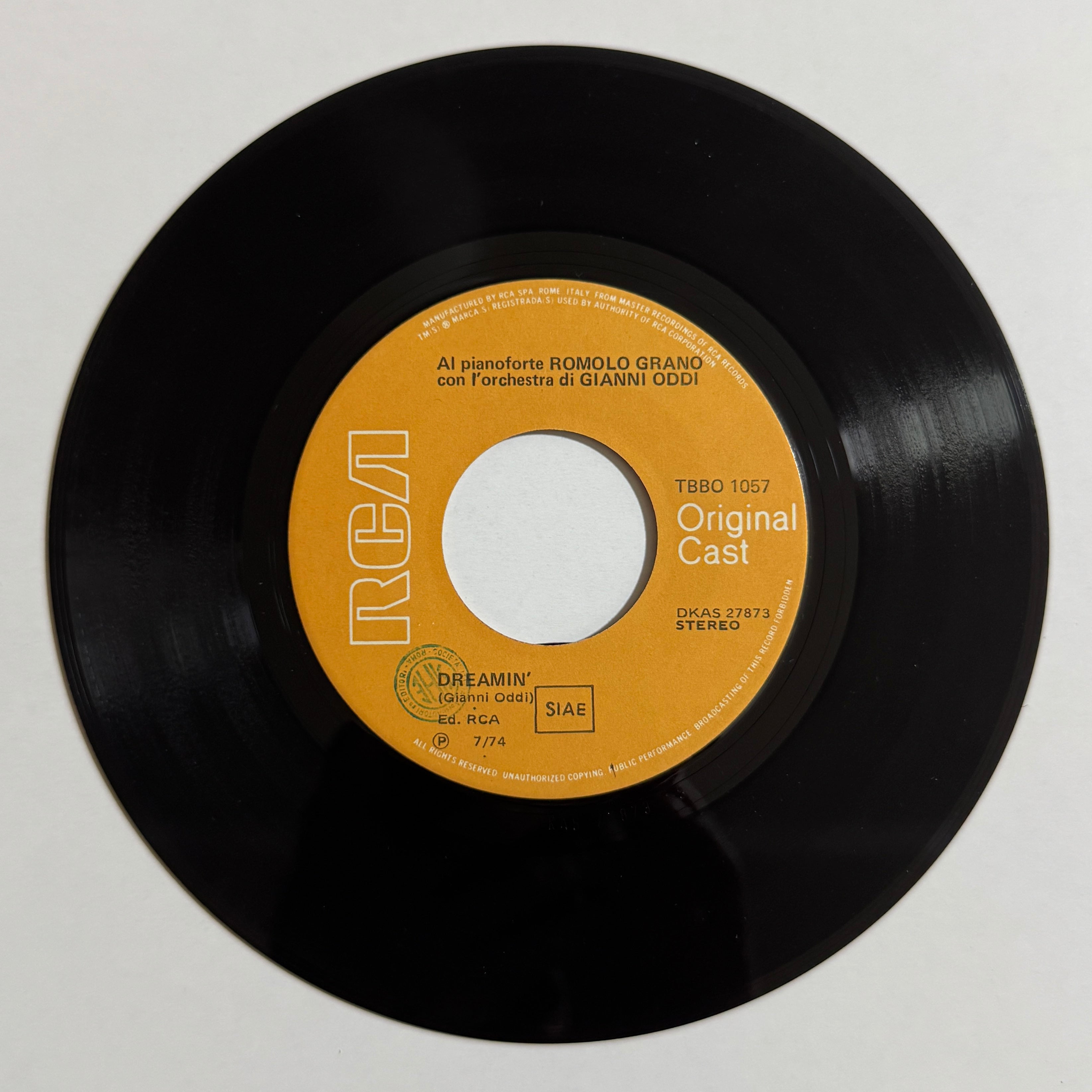 Romolo Grano / Gianni Oddi – A Blue Shadow / Dreamin' ( RCA ) 45 PS