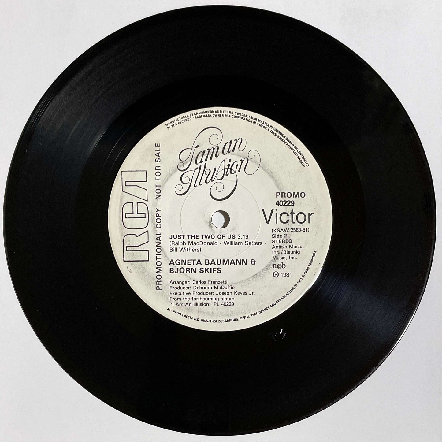 Agneta Baumann ‎– Just The Two Of Us ( RCA Victor )