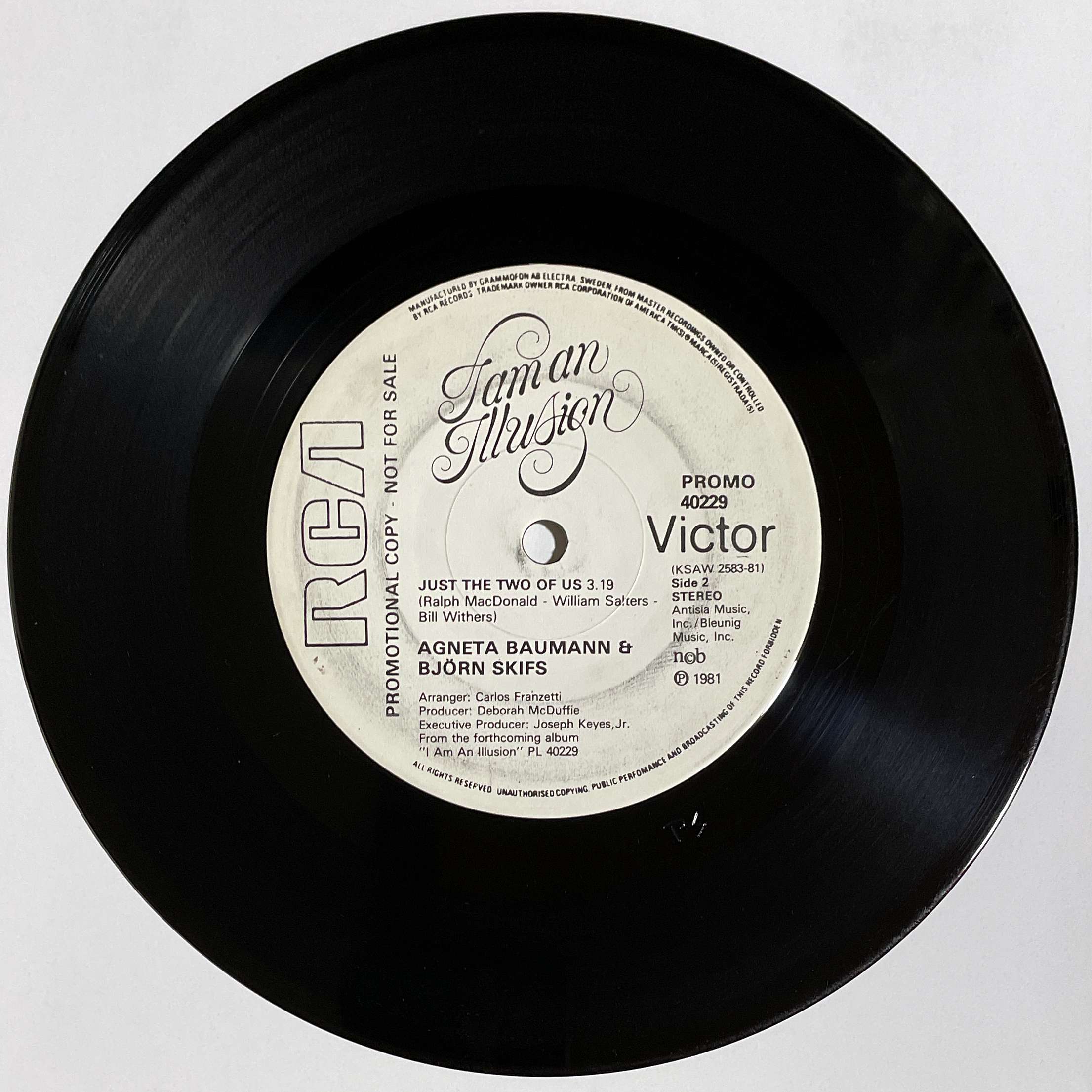 Agneta Baumann ‎– Just The Two Of Us (RCA Victor)