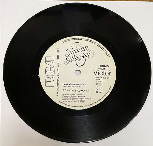 Agneta Baumann ‎– I Am An Illusion / Just The Two Of Us ( RCA Victor ) 45
