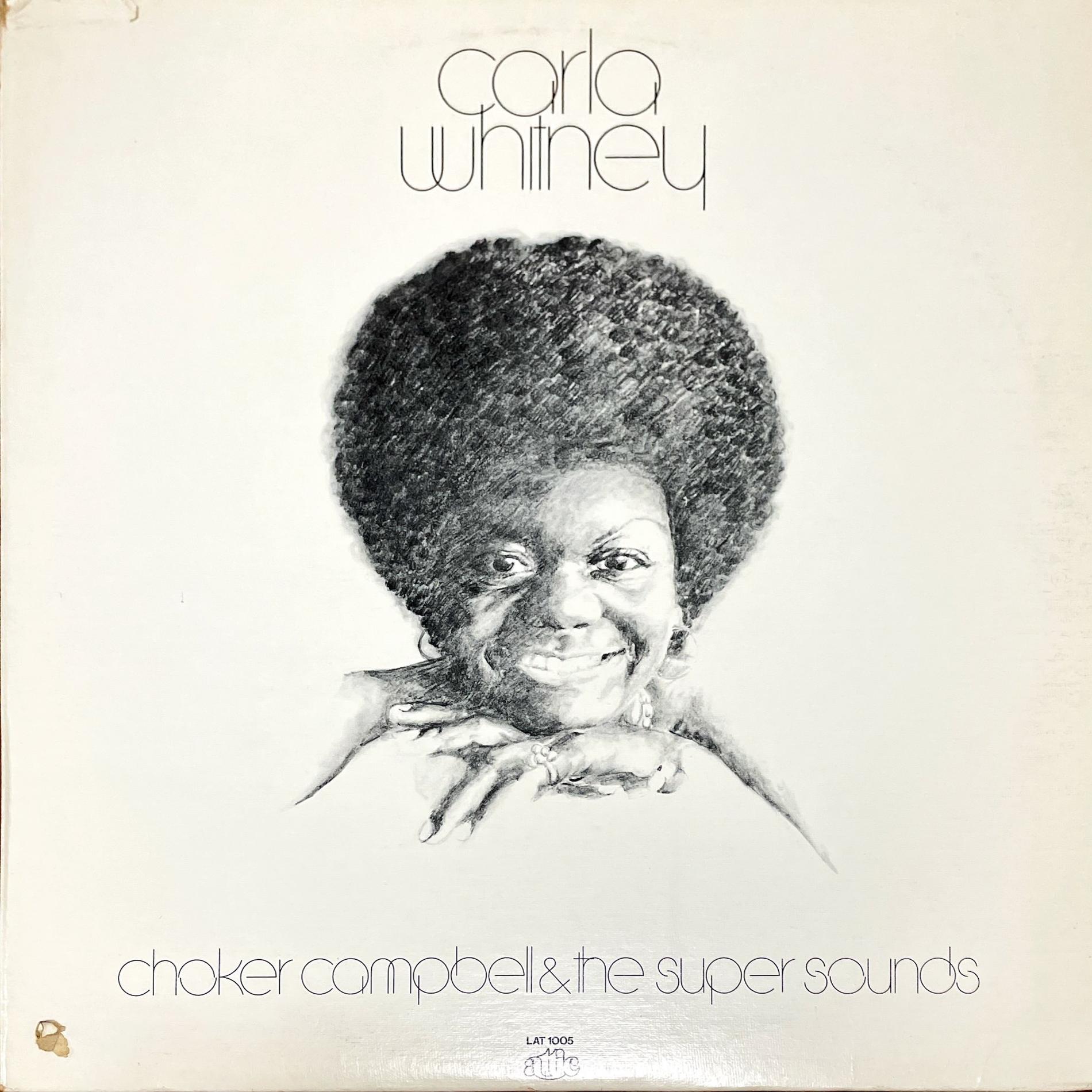 Carla Whitney ‎– Choker Campbell & The Super Sounds ( Attic )