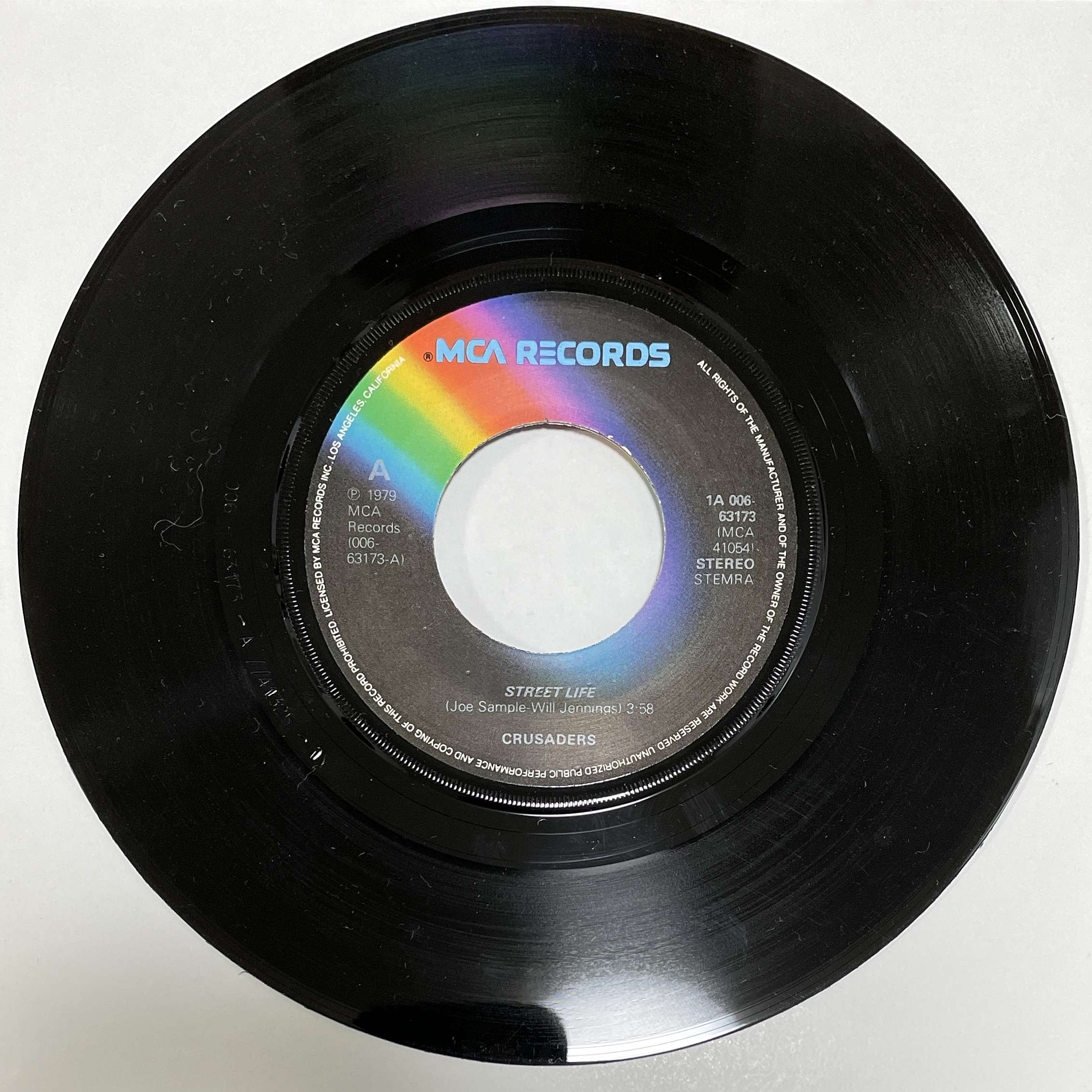 Crusaders – Street Life ( MCA Records Netherlands ‎) 45 PS