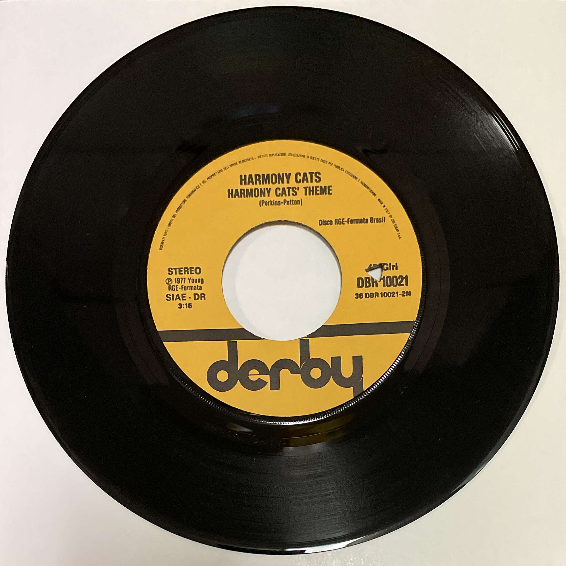 Harmony Cats – Success Sound / Harmony Cats' Theme ( Derby ) 45