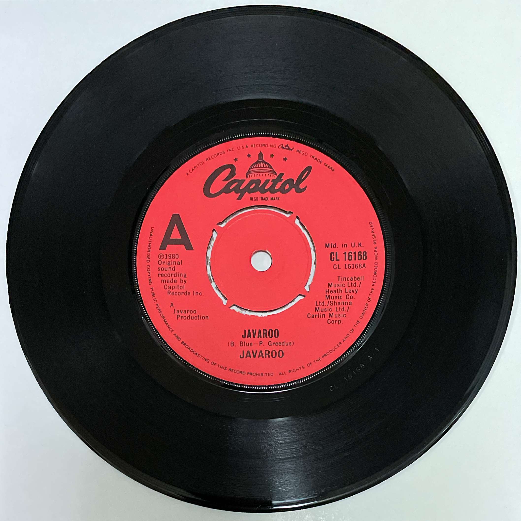 Javaroo – Javaroo / The Buzz ( Capitol Records ) 45