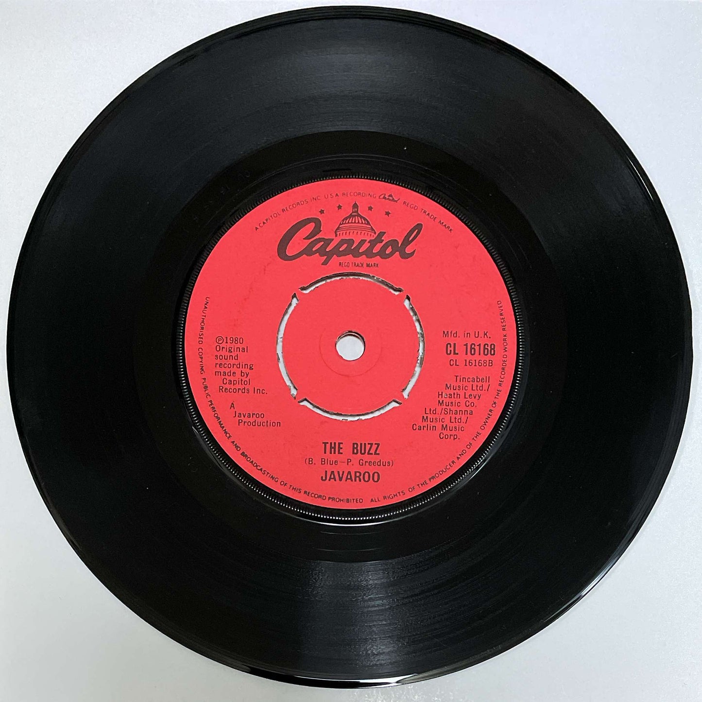 Javaroo – Javaroo / The Buzz ( Capitol Records ) 45