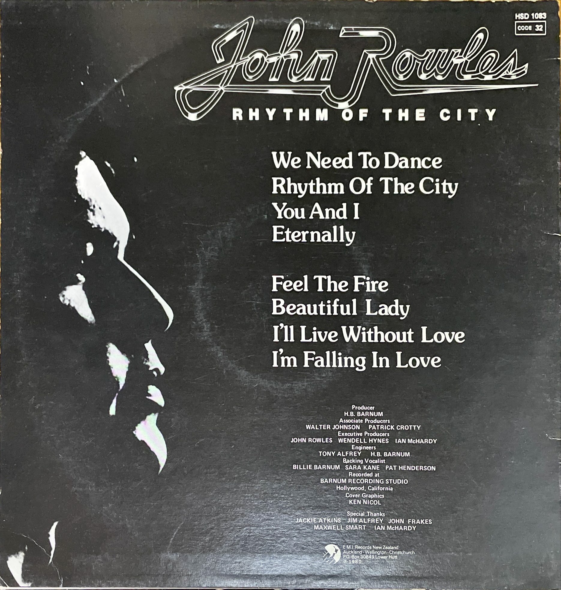 John Rowles ‎– Rhythm Of The City (EMI)