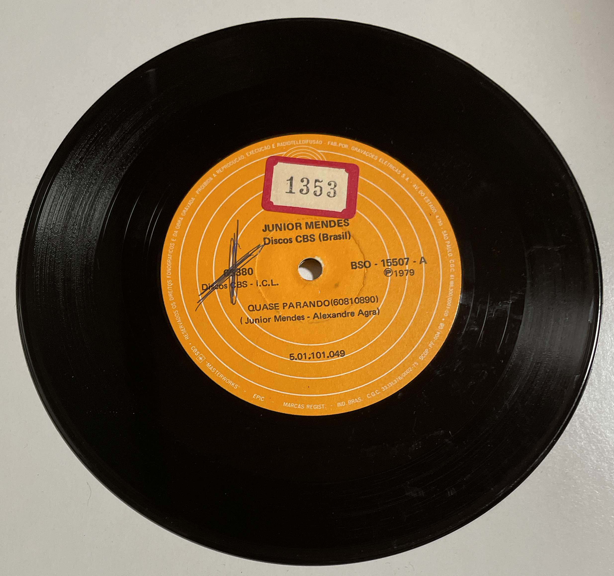 Junior Mendes ‎– Quase Parando / Toque Tropical ( Epic )