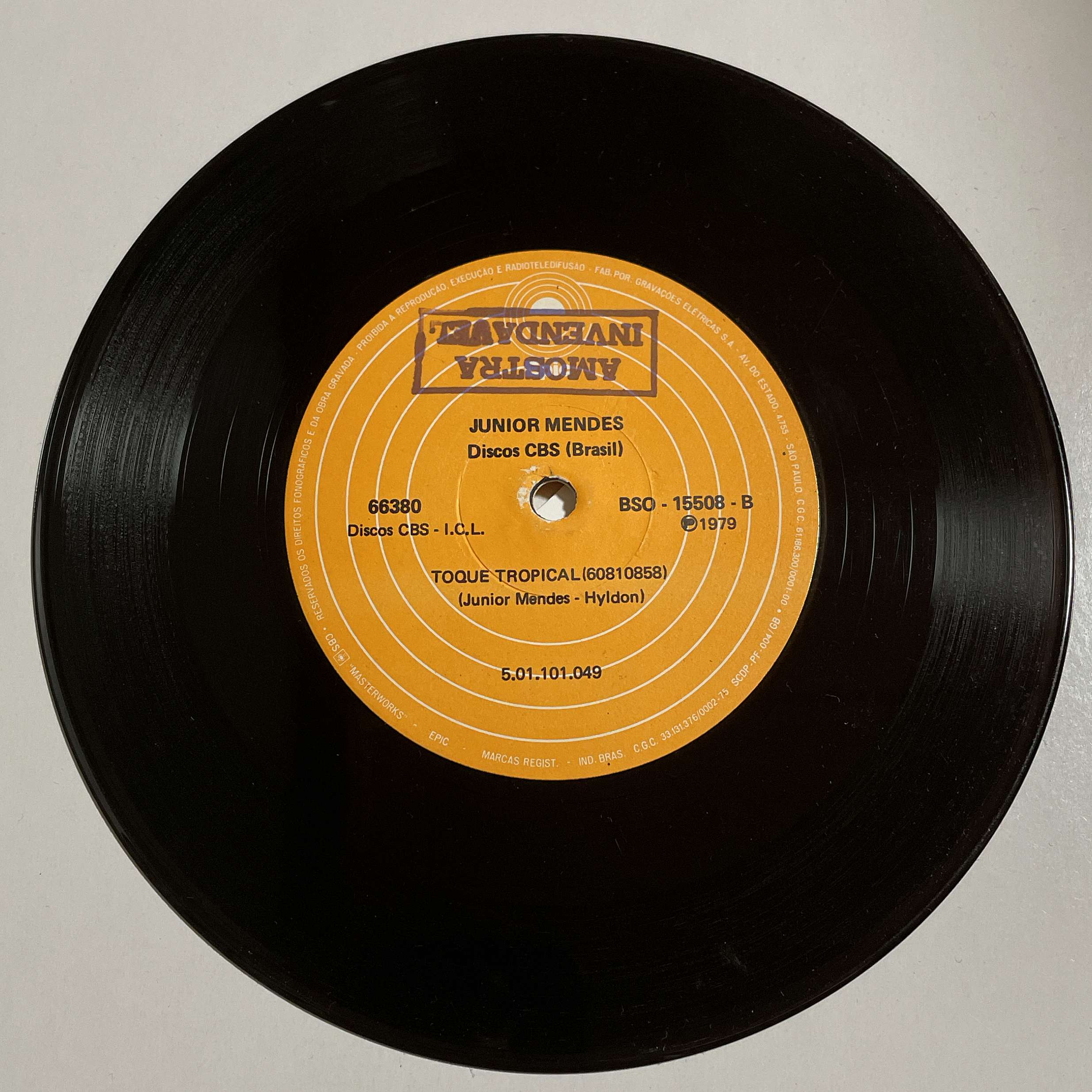 Junior Mendes ‎– Quase Parando / Toque Tropical ( Epic )