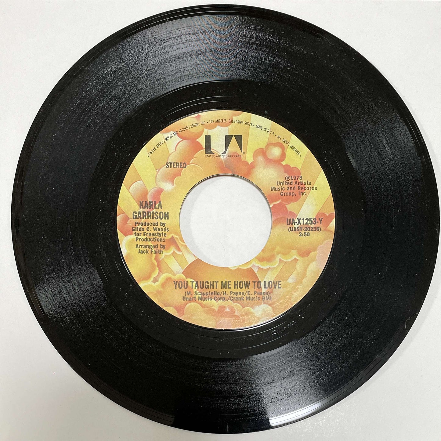 Karla Garrison – This Could Be The Night / You Taught Me How To Love ( United Artists Records ‎) 45