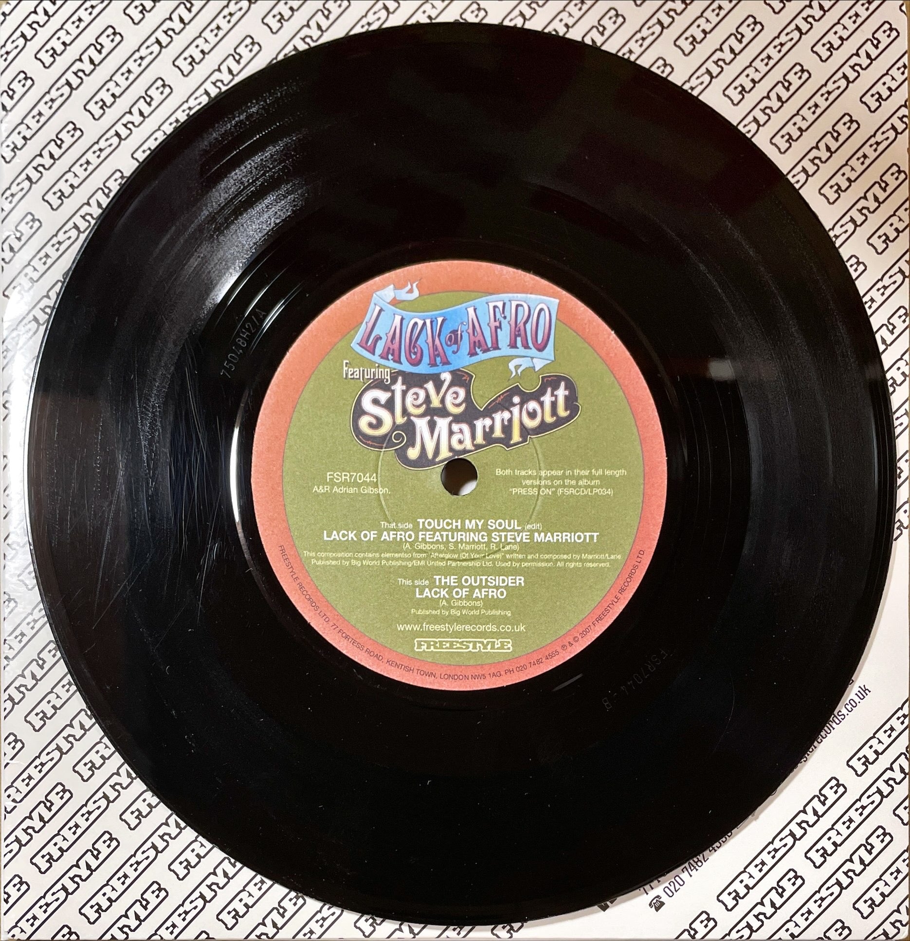 Lack Of Afro - The Outsider / Touch My Soul ( Freestyle )