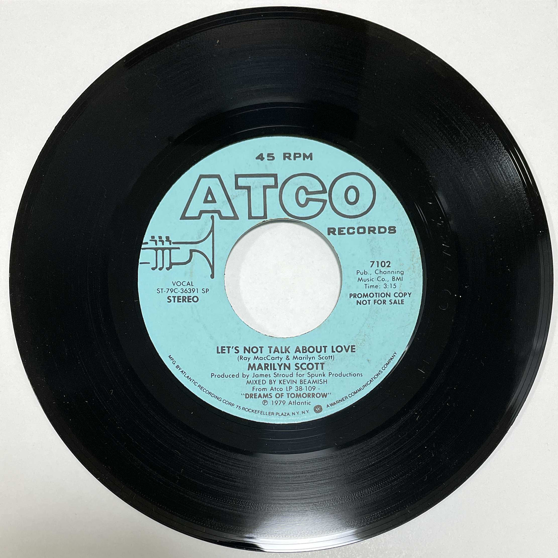 Marilyn Scott – Let's Be Friends ( ATCO Records ‎) 45