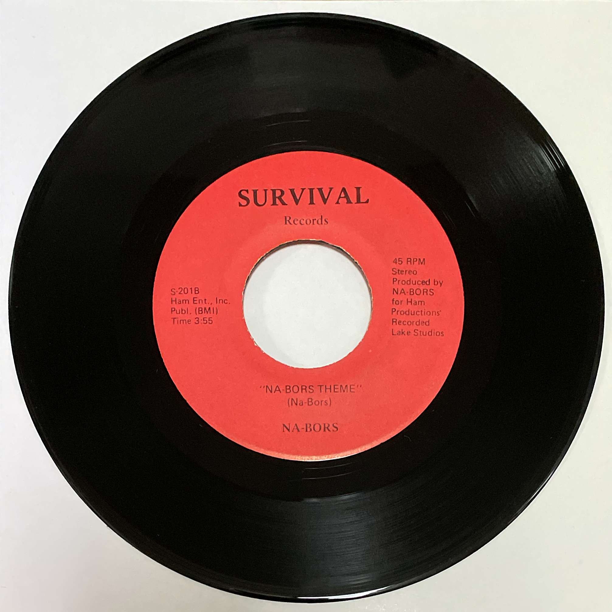 Na-Bors ‎– Search No More / Na-Bors Theme ( Survival Records ) 45