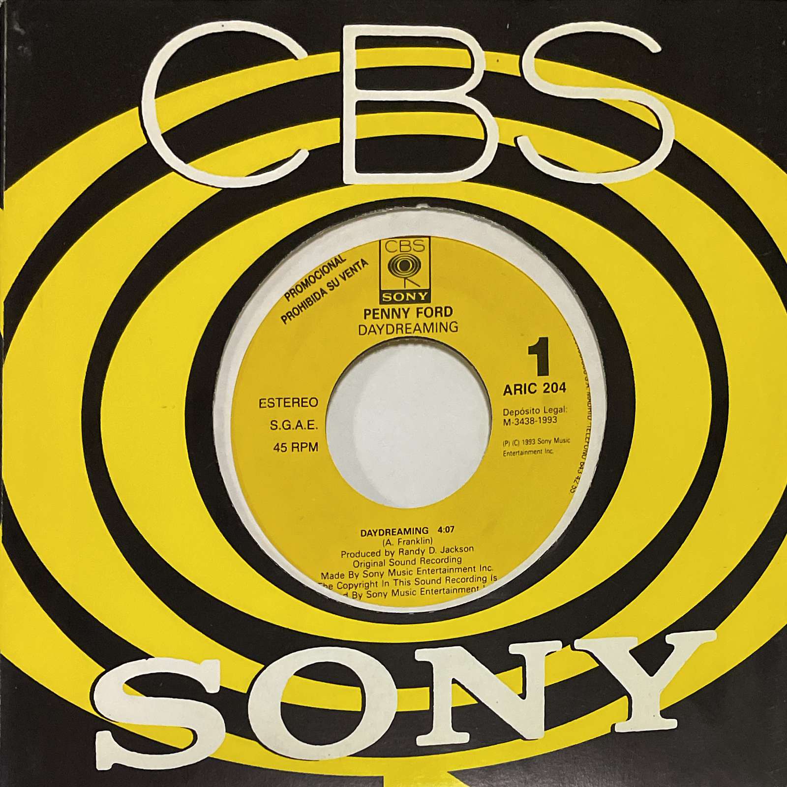 Penny Ford ‎– Daydreaming ( CBS Promo / 7inch ) 45