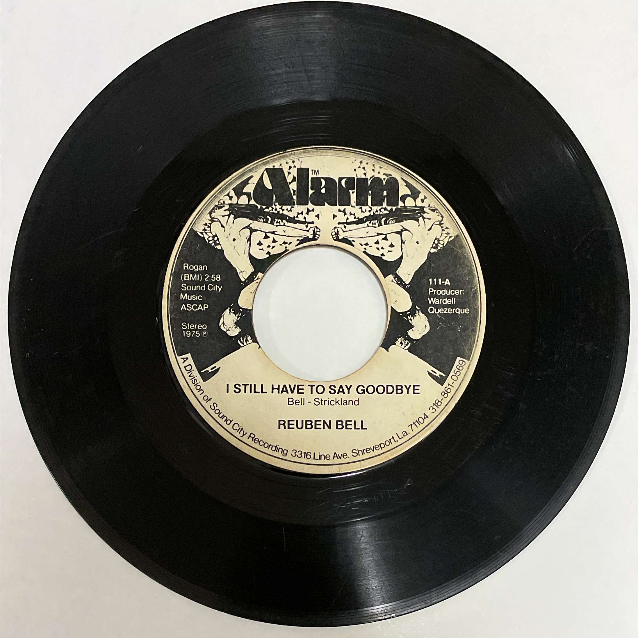 Reuben Bell – Superjock / I Still Have To Say Goodbye ( Alarm ) 45