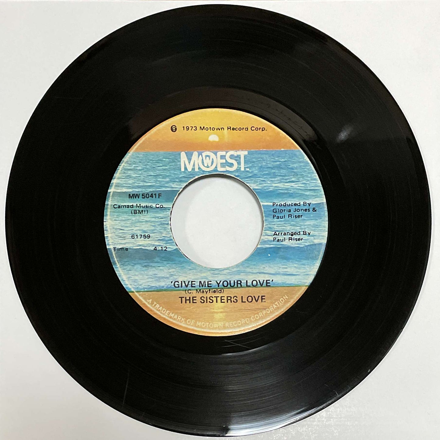 The Sisters Love ‎– (I Could Never Make) A Better Man Than You / Give Me Your Love ( MoWest ) 45
