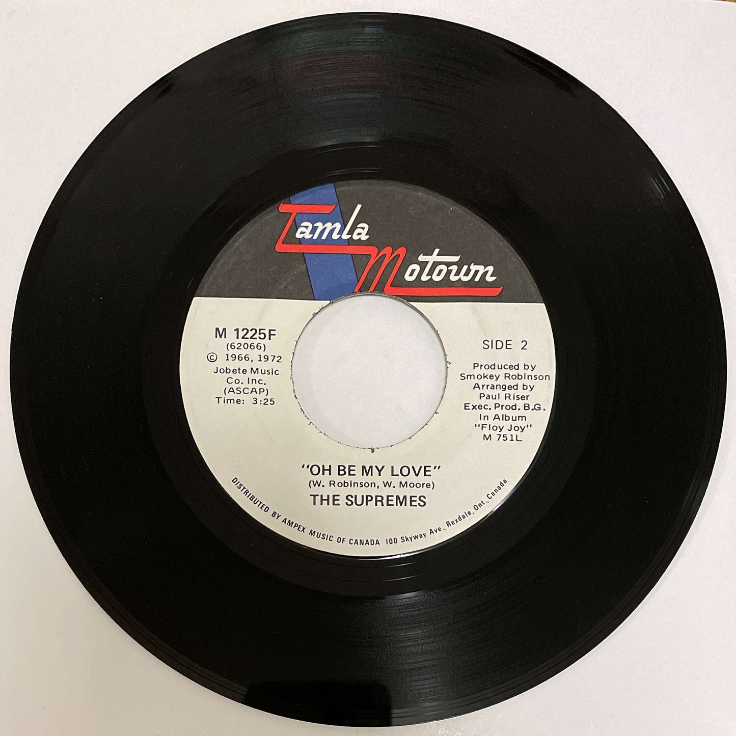 The Supremes – Bad Weather / Oh Be My Love ( Tamla Motown Canada ) 45