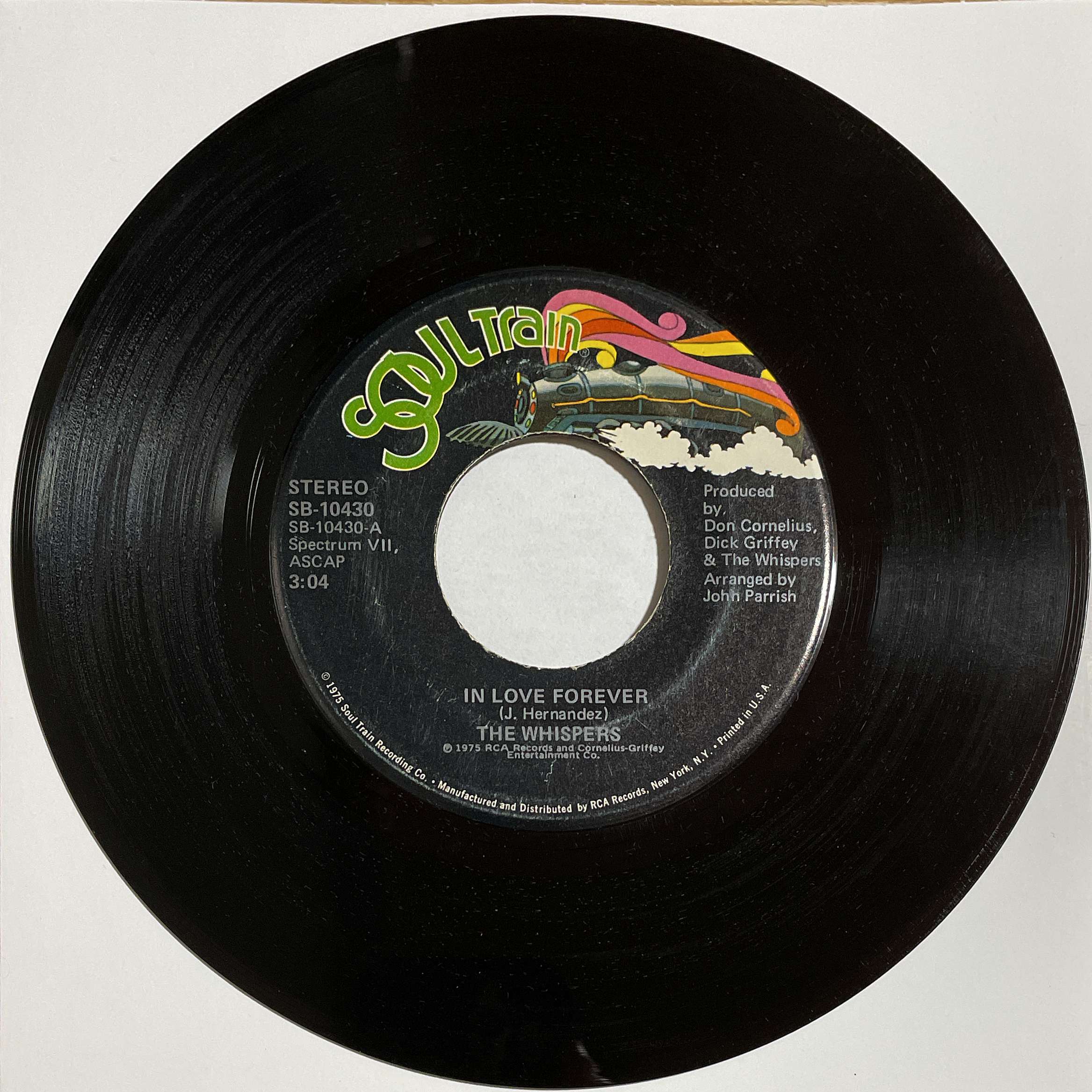 The Whispers ‎– In Love Forever / Fairytales ( Soul Train )