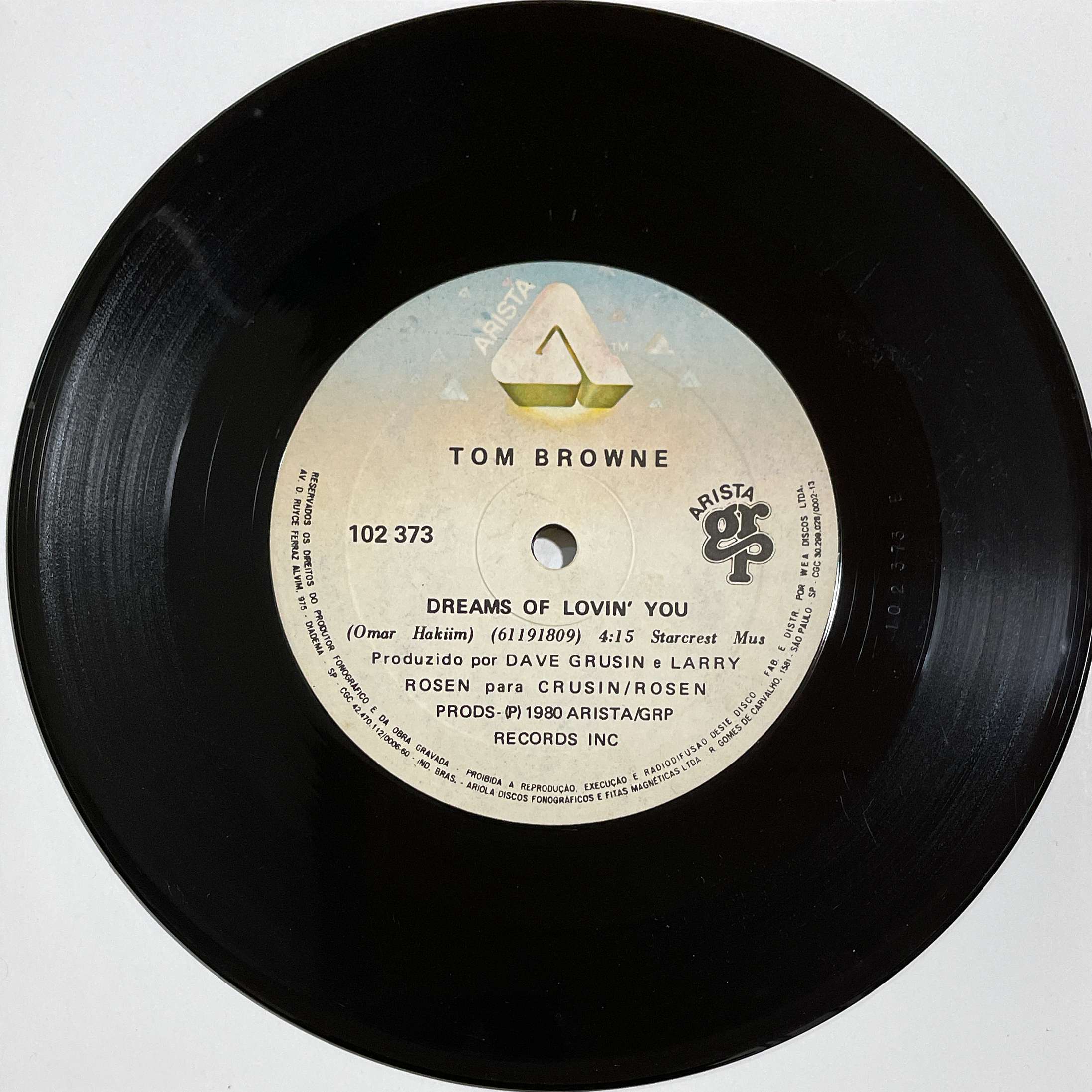 Tom Browne ‎– Funkin For Jamaica N.Y. ( Arista / Brazil )